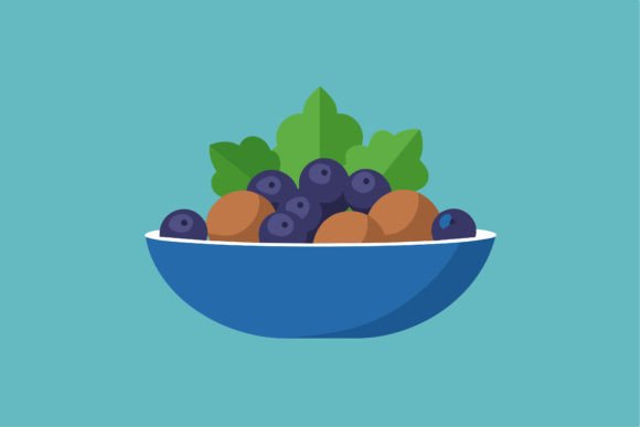 Download Blueberries Bowl with Blueberries - Premium Resources