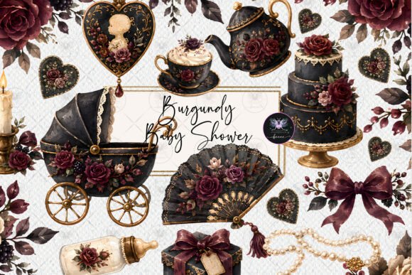 Download Burgundy Mocha Baby Clipart - Premium Resources