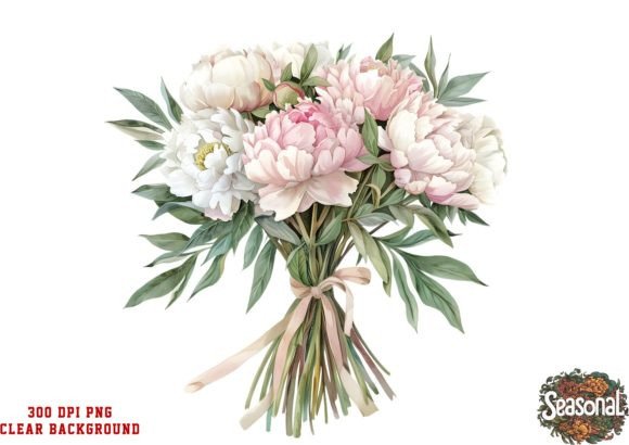 Download Peonies Wedding Flower Clipart - Wedding flower Collection