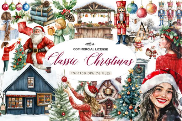 Download Classic Christmas Clipart - Christmas clipart Collection