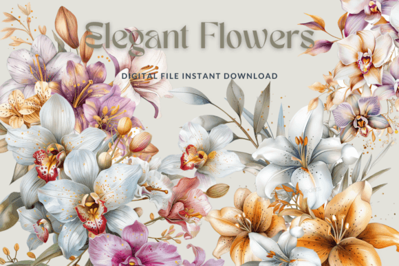 Download Wedding Flowers Watercolor Floral - Wedding flower Collection